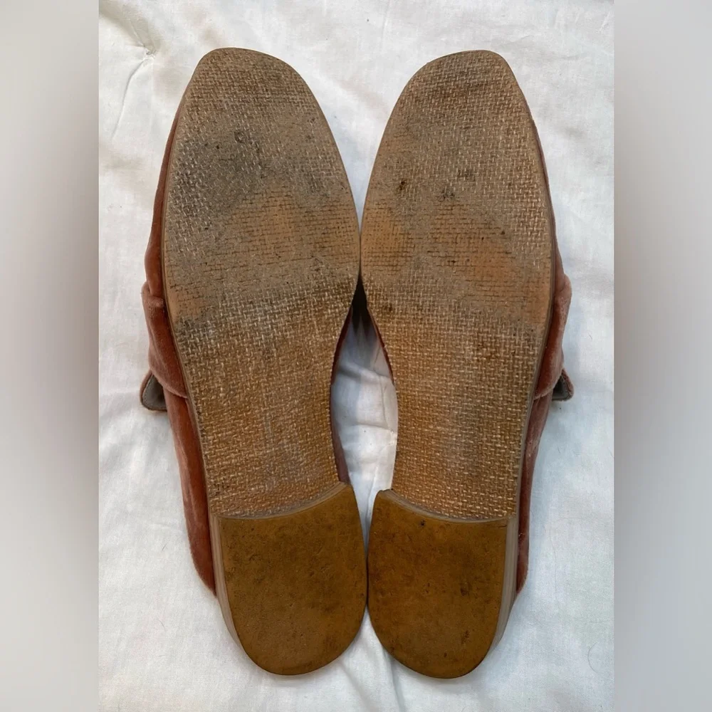 Free People 'At Ease' loafer mule pink velvet women’s EU 41 US 10 - Picture 5 of 7